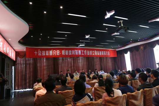 革命老区劲吹慈善新风 十总镇柏树墩村村民踊跃参与慈善行